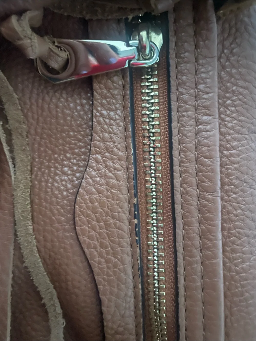 Rebecca Minkoff Regan Satchel In Pebbled Saddle Brown Leather $345